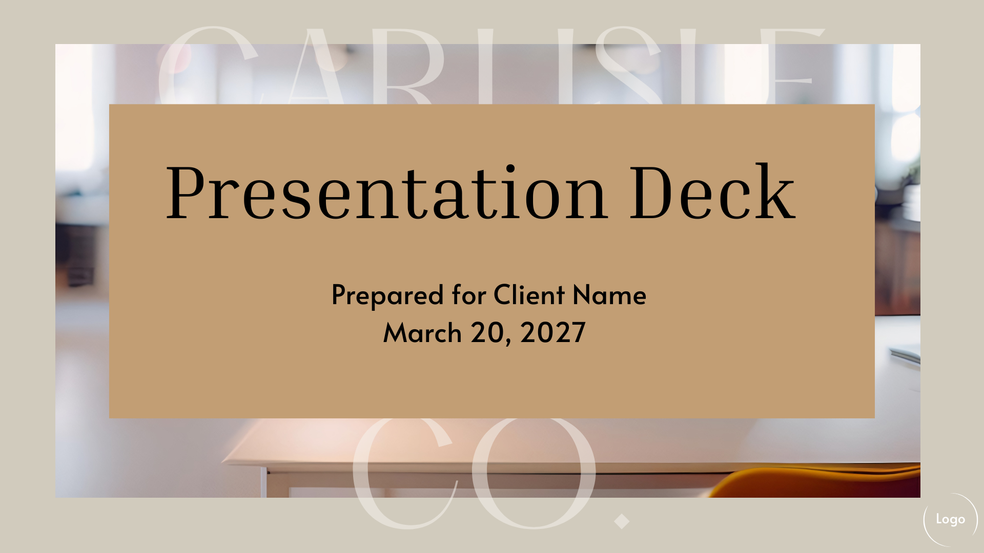 Branded Presentation